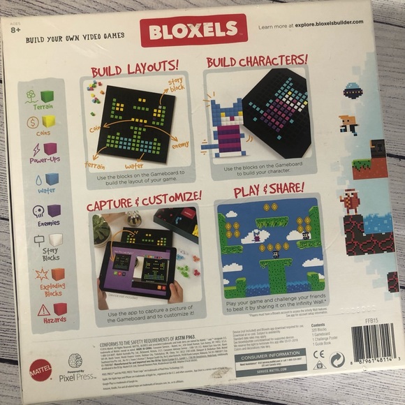 Mattel Bloxels Build Your Own Video Game - Picture 7 of 7
